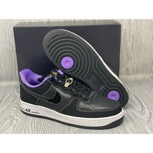 Nike Air Force 1 Low '07 LV8 Men’s  DR9866-001 World Champ Black Purple Size 10
